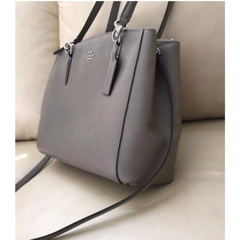 Coach Large Christie Carryall Leather Satchel - Picture 5 of 7